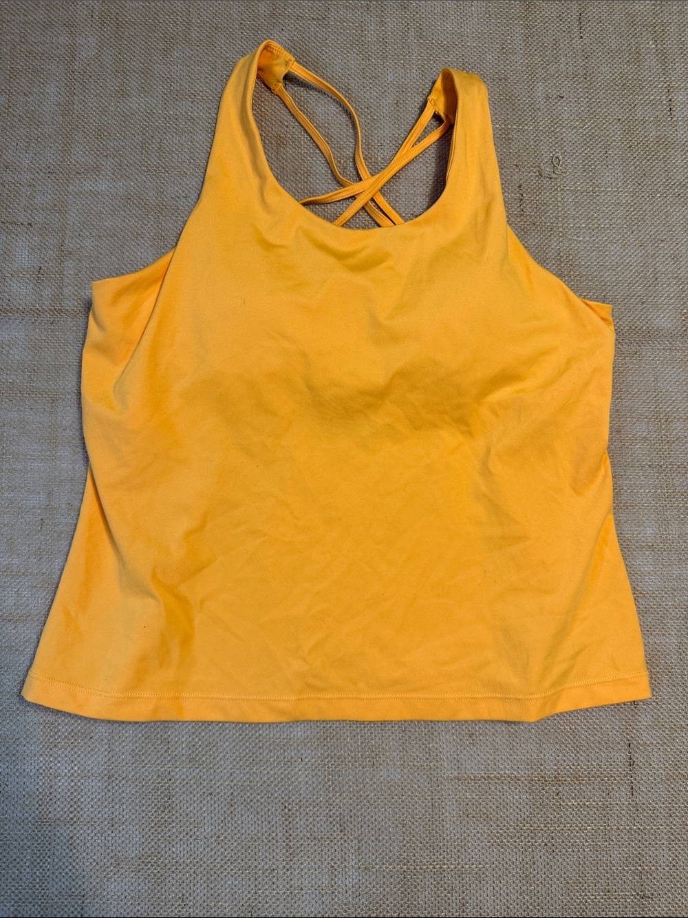 Women’s orange  Crossback Tank Top